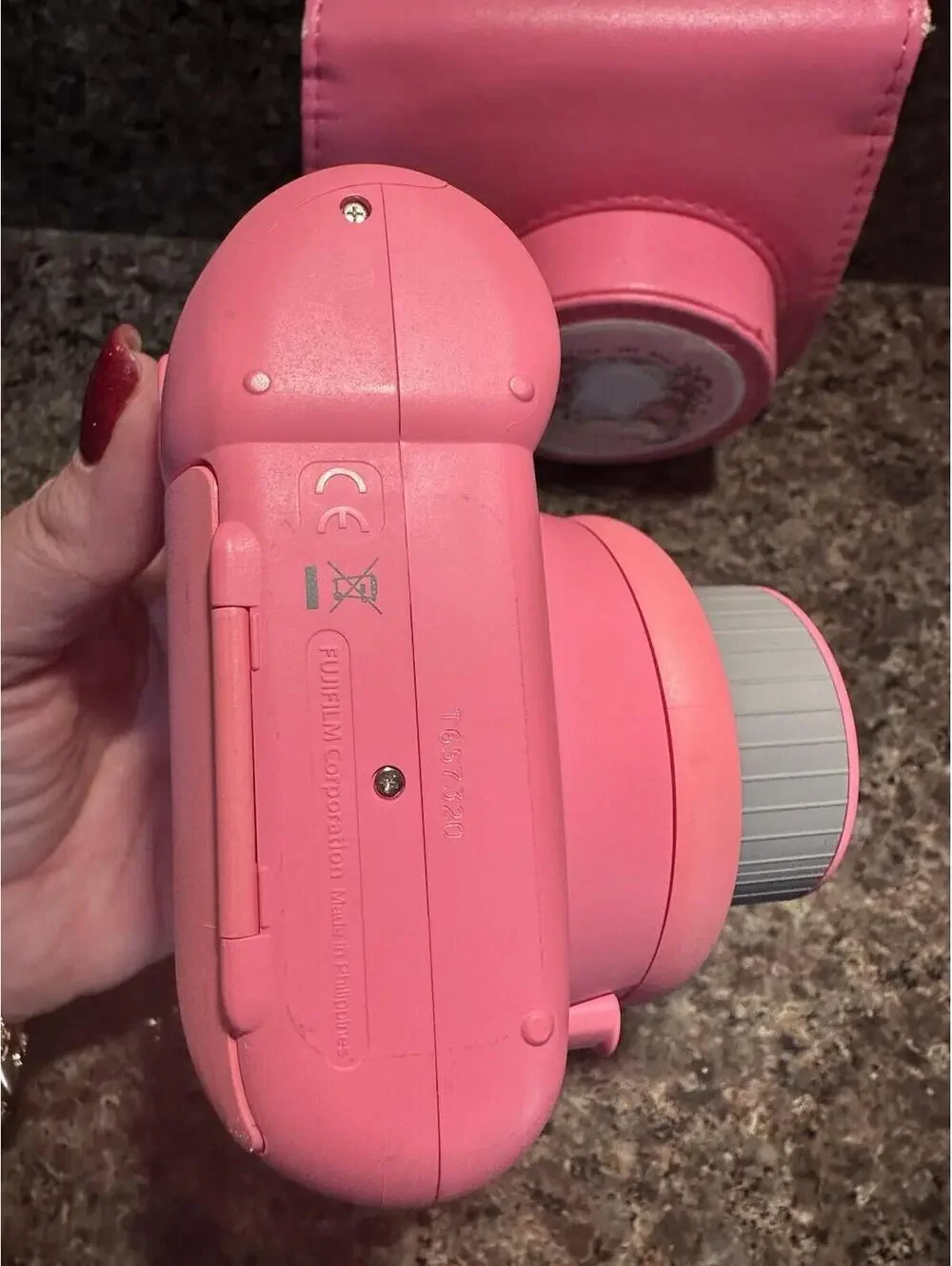 Fujifilm Instax Mini 9 Instant Film Camera - Flamingo Pink Lightly w/ Case WORKS